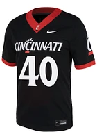 Kamari Burns  Nike Cincinnati Bearcats Black 40 NIL Game Name And Number Football Jersey