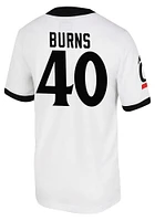 Kamari Burns  Nike Cincinnati Bearcats White Logo NIL Game Name And Number Football Jersey