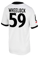 Jake Wheelock  Nike Cincinnati Bearcats White Wordmark NIL Game Name And Number Football Jersey