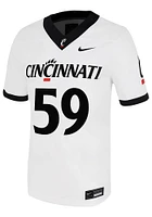 Jake Wheelock  Nike Cincinnati Bearcats White Wordmark NIL Game Name And Number Football Jersey