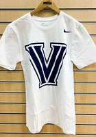 Nike Villanova Wildcats White Logo Short Sleeve T Shirt