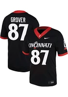 Gavin Grover  Nike Cincinnati Bearcats Black 87 NIL Game Name And Number Football Jersey