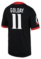 Jake Golday  Nike Cincinnati Bearcats Black 11 NIL Game Name And Number Football Jersey