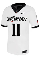 Jake Golday  Nike Cincinnati Bearcats White Two Toned NIL Game Name And Number Football Jersey