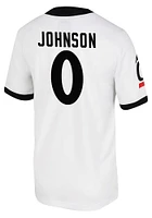 Tony Johnson  Nike Cincinnati Bearcats White Zero NIL Game Name And Number Football Jersey