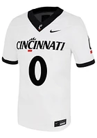 Tony Johnson  Nike Cincinnati Bearcats White Zero NIL Game Name And Number Football Jersey