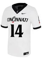 Zay Gravy Johnson  Nike Cincinnati Bearcats White Print NIL Game Name And Number Football Jersey