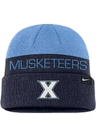 Nike Xavier Musketeers Navy Blue Terra Cuff Mens Knit Hat