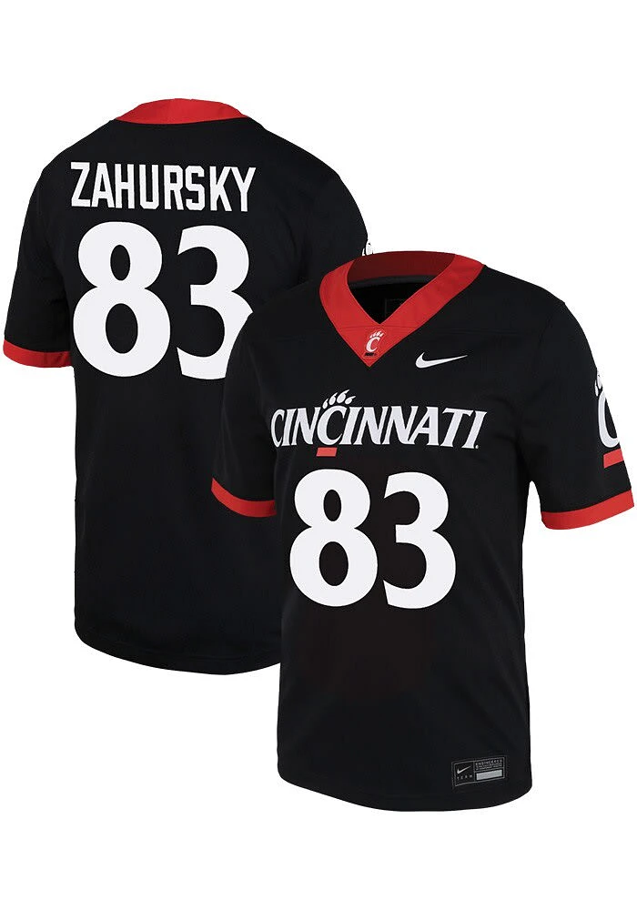 Devyn Zahursky Nike Cincinnati Bearcats Game Name And Number Football Jersey