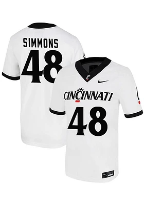 Weston Simmons Nike Cincinnati Bearcats Game Name And Number Football Jersey