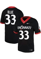 Zander Blue Nike Cincinnati Bearcats Game Name And Number Football Jersey