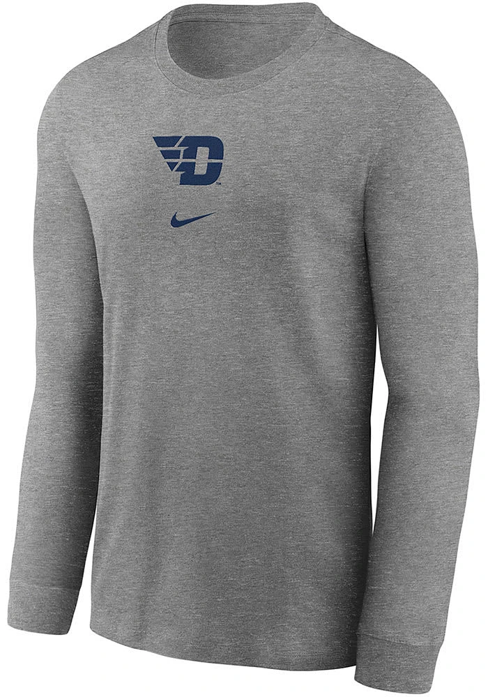 Nike Dayton Flyers Grey Shooting Shirt Dri-FIT Long Sleeve T-Shirt