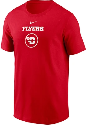 Nike Dayton Flyers Red Practice Dri-FIT Short Sleeve T Shirt