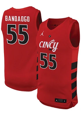 Aziz Bandaogo  Nike Cincinnati Bearcats Red NIL Jersey