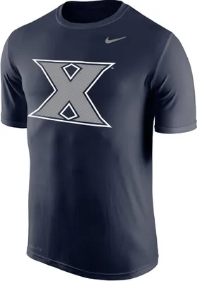 Nike Xavier Musketeers Navy Blue Logo Short Sleeve T Shirt