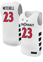 Dillon Mitchell  Nike Cincinnati Bearcats White Replica Name And Number Jersey