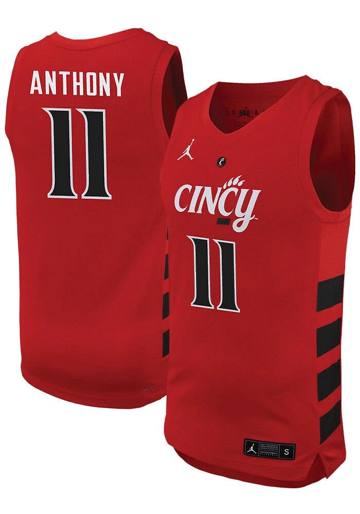 CJ Anthony  Nike Cincinnati Bearcats Red NIL Jersey