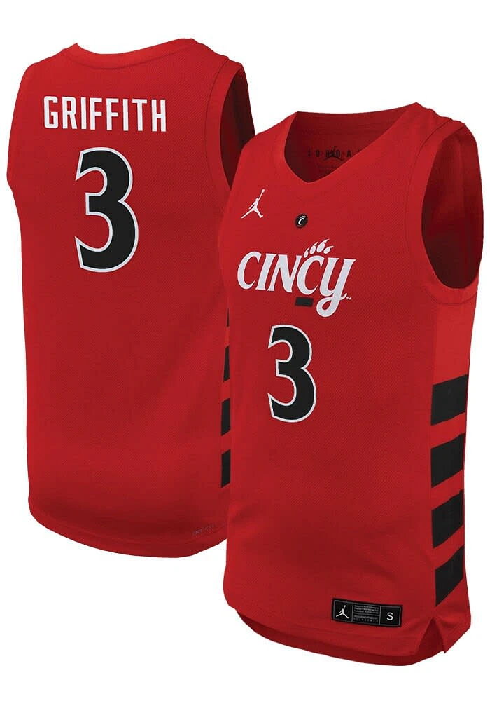 Rayvon Griffith  Nike Cincinnati Bearcats Red NIL Jersey