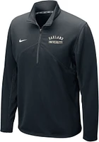 Nike Oakland University Golden Grizzlies Mens Black Training Long Sleeve Qtr Zip Pullover