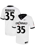 Drew Robinson  Nike Cincinnati Bearcats White NIL Game Name And Number Football Jersey