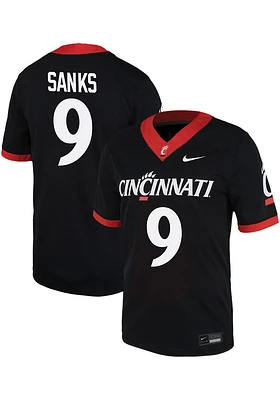 Jiquan Sanks Nike Cincinnati Bearcats NIL Game Name And Number Football Jersey