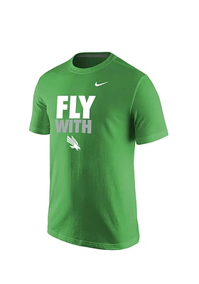 Nike North Texas Mean Green Fly Short Sleeve T Shirt