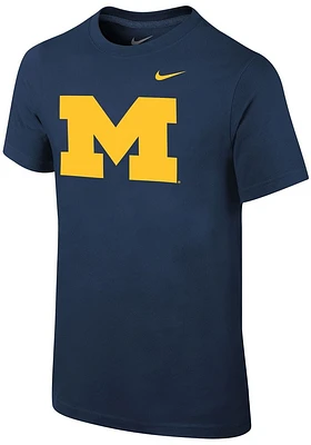 Nike Michigan Wolverines Youth Core Short Sleeve T-Shirt