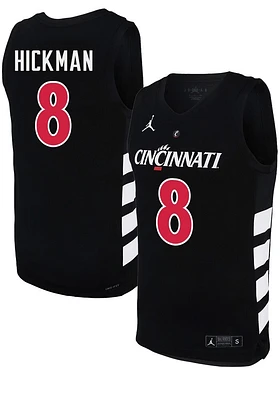 Connor Hickman  Nike Cincinnati Bearcats Black NIL Game Jersey
