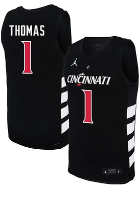 Day Thomas  Nike Cincinnati Bearcats Black NIL Game Jersey