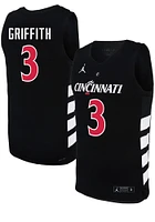 Rayvon Griffith  Nike Cincinnati Bearcats Black NIL Game Jersey