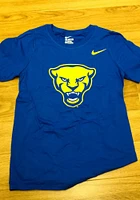 Nike Pitt Panthers Youth Blue Panther Head Short Sleeve T-Shirt