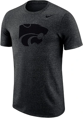 Nike K-State Wildcats Marled Short Sleeve T Shirt