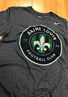 Nike Saint Louis FC Navy Blue Distressed Primary Short Sleeve Fashion T Shirt