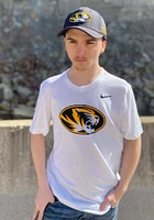 Nike Missouri Tigers White Logo Short Sleeve T Shirt