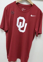 Nike Oklahoma Sooners Crimson Logo Short Sleeve T Shirt