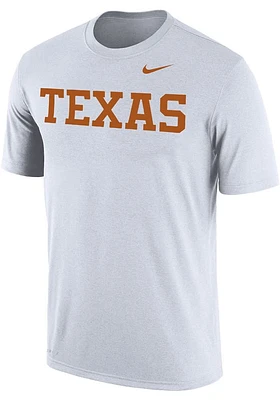 Nike Texas Longhorns White Word Short Sleeve T Shirt