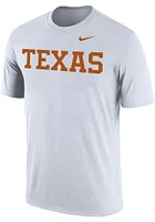 Nike Texas Longhorns White Word Short Sleeve T Shirt