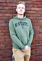 Nike K-State Wildcats Mens Olive Long Sleeve Hoodie