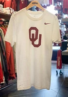 Nike Oklahoma Sooners White Word Design Short Sleeve T Shirt