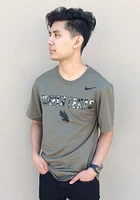 Nike North Texas Mean Green Olive Short Sleeve T Shirt