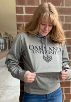 Nike Oakland University Golden Grizzlies Mens Grey Wordmark Therma Hood