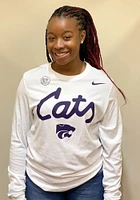 Nike K-State Wildcats Dri-FIT Cats Script Long Sleeve T Shirt