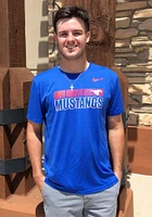 Nike SMU Mustangs Blue Legend Sideline Short Sleeve T Shirt