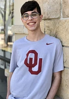 Nike Oklahoma Sooners Grey Marled Short Sleeve T Shirt