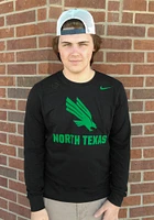 Nike North Texas Mean Green Black Dri-FIT Name Drop Long Sleeve T Shirt