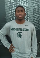Nike Michigan State Spartans Grey Legend Arch Mascot Long Sleeve T-Shirt