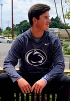 Nike Penn State Nittany Lions Mens Navy Blue Marled Long Sleeve Hoodie