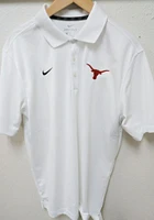 Nike Texas Longhorns Mens White Varsity Short Sleeve Polo