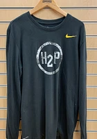 Nike Pitt Panthers Black Forged The Future DriFIT Cotton Long Sleeve T Shirt