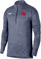 Nike Dayton Flyers Mens Navy Blue Element Long Sleeve 1/4 Zip Pullover